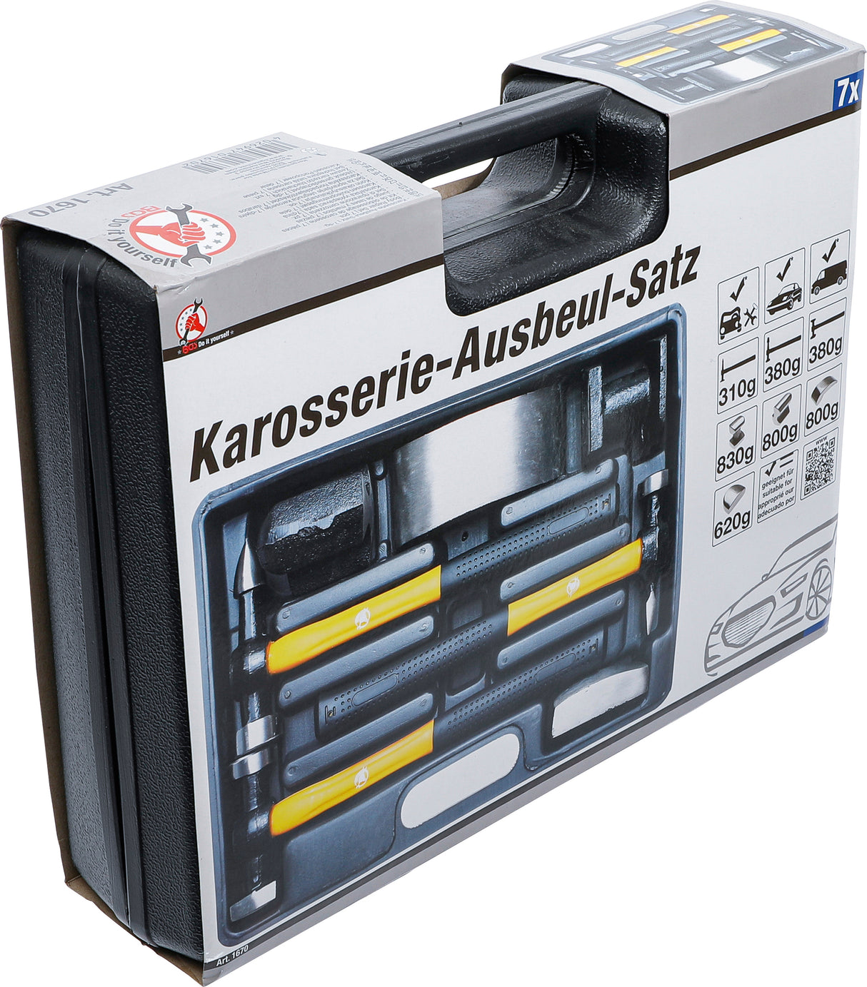 BGS Technic Karosserie-Reparatur-Satz | 7-tlg.