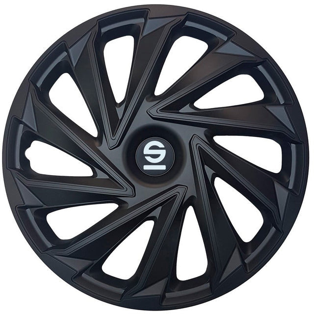 Sparco Wheel Covers Varese 14 Inch Black - Set of 4 pieces