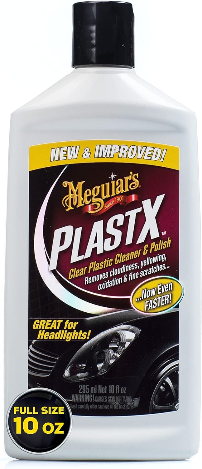 Meguiar's G12310EU Plast-X Klarer Kunststoffreiniger und Politur, 296 ml 