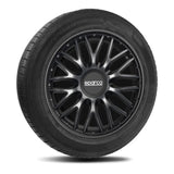 Sparco Radzierblenden Roma 16 Zoll Grau/Schwarz - Satz mit 4 Stück