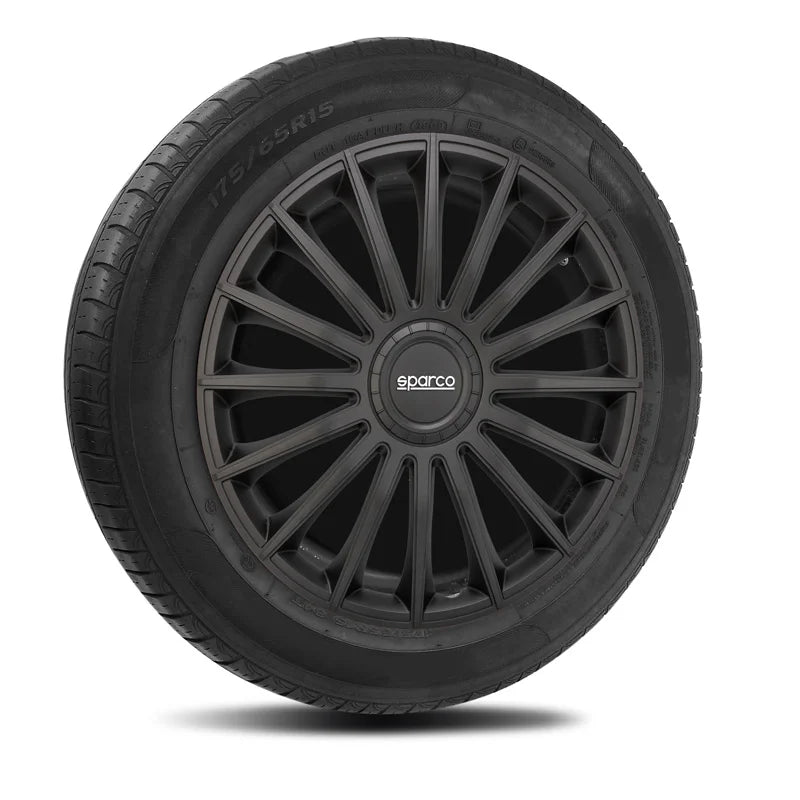 Sparco Radzierblenden Treviso 16 Zoll Schwarz - Satz mit 4 Stück