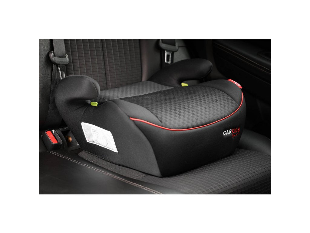 Carkids I-Size Sitzerhöhung Alex 125-150cm Schwarz/Rot