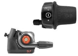 Twist shifter 7 speed Sunrace with clickbox suitable for SRAM S7