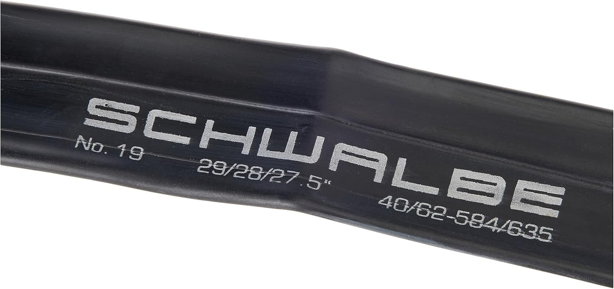 1x Schwalbe Unisex-Erwachsene Fahrradschlauch SV19 40/62-584/635 EK 40 mm Fahrradzubehör, schwarz, 27,5 29 Zoll 