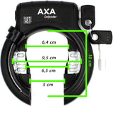 Frame lock Axa Defender - highgloss black (workshop packaging)